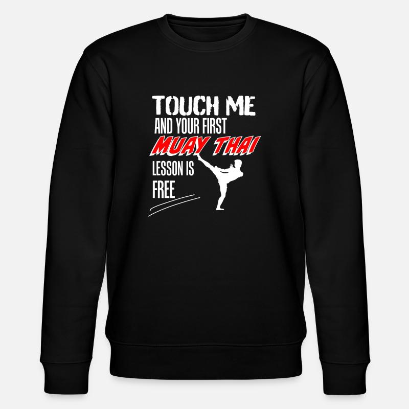 MUAY THAI - Stanley/Stella Unisex Bio-Sweatshirt CHANGER  - Schwarz