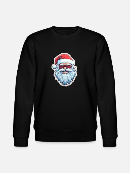 Santa Claus - illustration - Stanley/Stella CHANGER Unisex Organic Sweatshirt - black