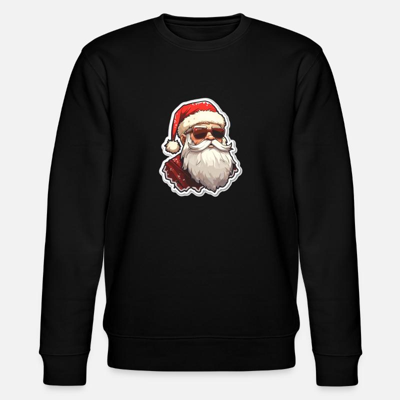 Père Noël - illustration - Sweat bio CHANGER Stanley/Stella Unisexe - noir