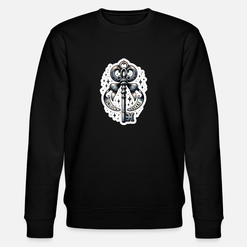 Déverrouiller les rêves - Illustration clé - Sweat bio CHANGER Stanley/Stella Unisexe - noir
