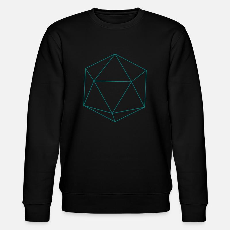 icosaèdre de mer - Sweat bio CHANGER Stanley/Stella Unisexe - noir