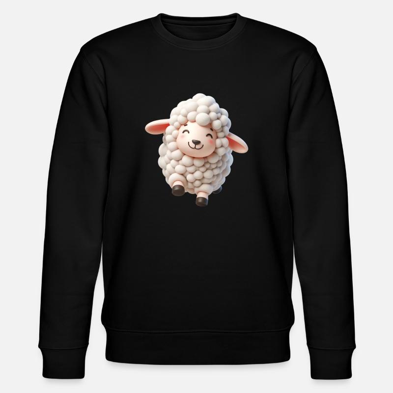 Moutons 3 - Sweat bio CHANGER Stanley/Stella Unisexe - noir