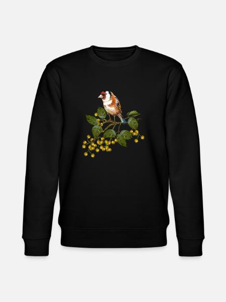 Bunter Vogel - Stanley/Stella Unisex Bio-Sweatshirt CHANGER  - Schwarz