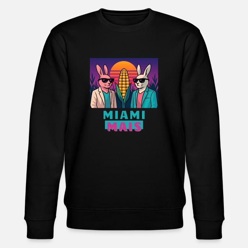 Maïs de Miami - Sweat bio CHANGER Stanley/Stella Unisexe - noir