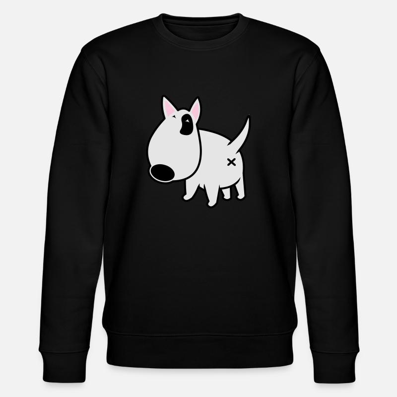 bully_illu_backside_3c - Stanley/Stella CHANGER Unisex Organic Sweatshirt - black