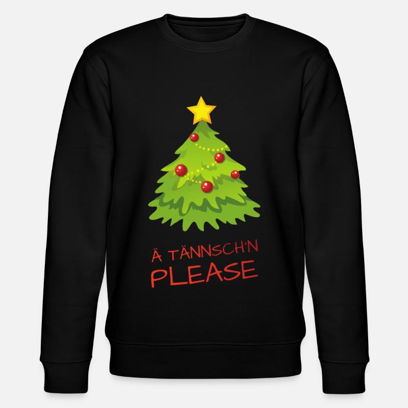 Ä Tännsch'n Please - Stanley/Stella Unisex Bio-Sweatshirt CHANGER  - Schwarz