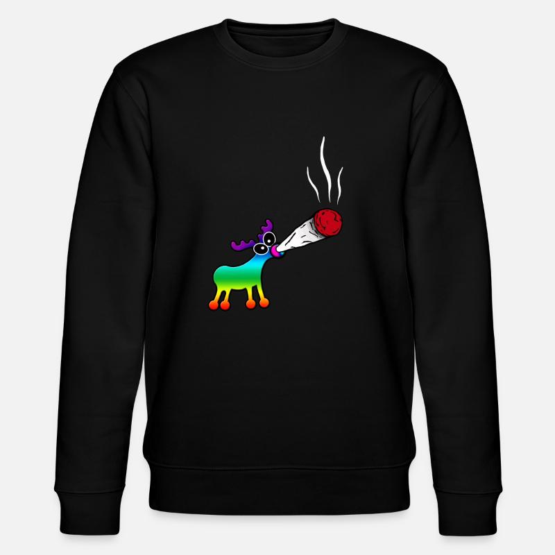 Kiffen - Stanley/Stella Unisex Bio-Sweatshirt CHANGER  - Schwarz