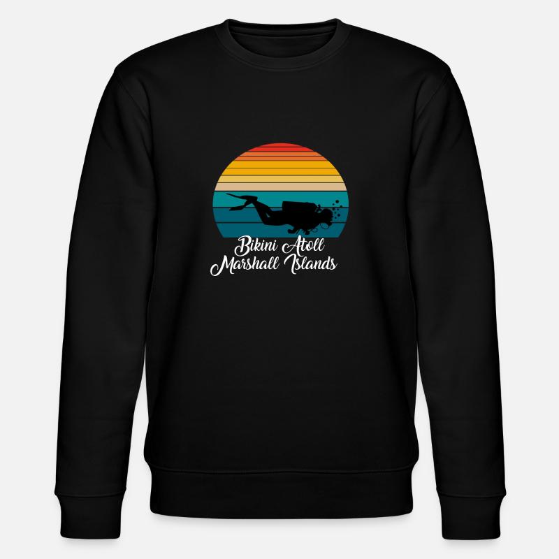 Bikini Atoll Îles Marshall Plongée - Sweat bio CHANGER Stanley/Stella Unisexe - noir