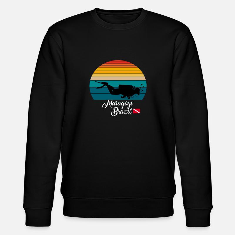 Maragogi Brésil Plongée - Sweat bio CHANGER Stanley/Stella Unisexe - noir