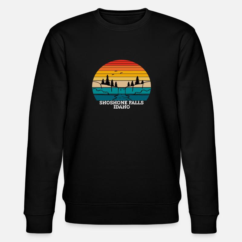 Shoshone Falls (Idaho) - Sweat bio CHANGER Stanley/Stella Unisexe - noir