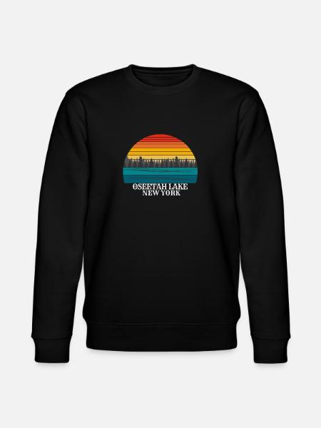 Oseetah Lake New York - Stanley/Stella CHANGER Unisex Organic Sweatshirt - black