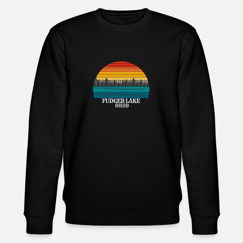 Fudger Lake Ohio - Stanley/Stella Unisex Bio-Sweatshirt CHANGER  - Schwarz