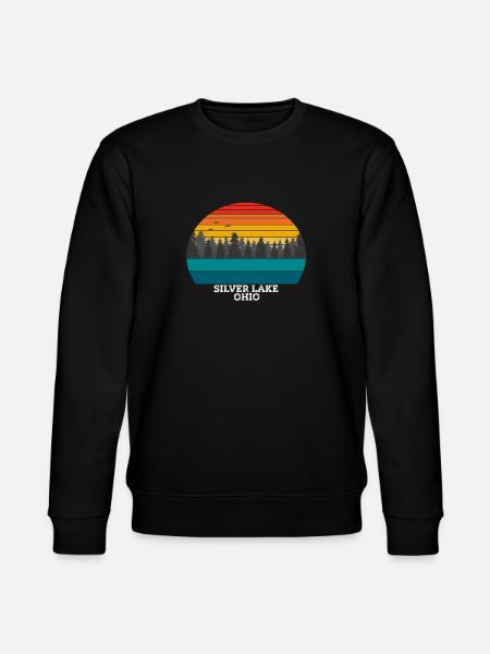 Silver Lake Ohio - Stanley/Stella CHANGER Unisex Organic Sweatshirt - black