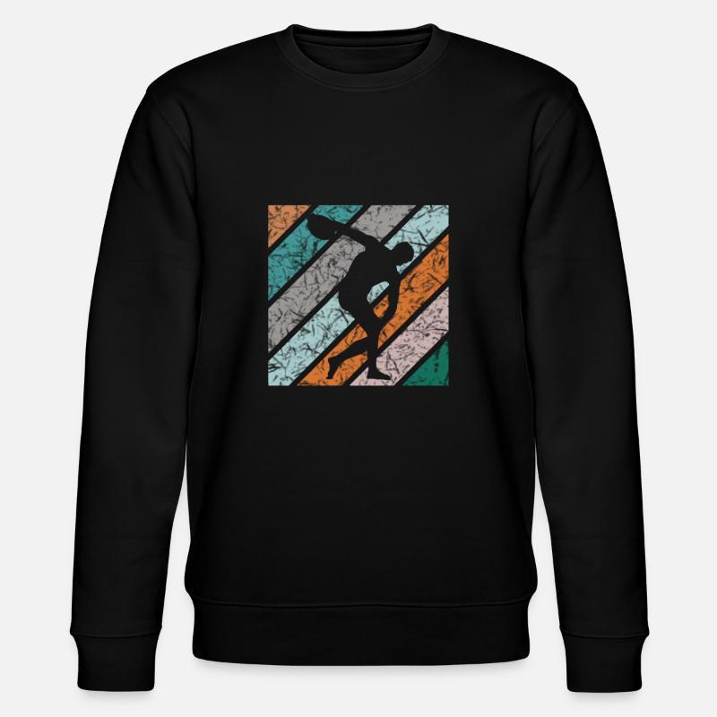 Diskuswerfen Design Diskuswerfer Diskuswerferin - Stanley/Stella Unisex Bio-Sweatshirt CHANGER  - Schwarz