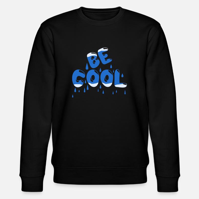 Be cool again - Stanley/Stella CHANGER Unisex Organic Sweatshirt - black