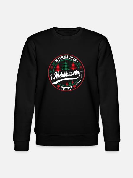 Metallbauerin Weihnachtsgeschenk Weihnachten - Stanley/Stella Unisex Bio-Sweatshirt CHANGER  - Schwarz