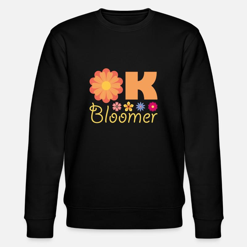 Ok Bloomer - Stanley/Stella Unisex Bio-Sweatshirt CHANGER - Schwarz