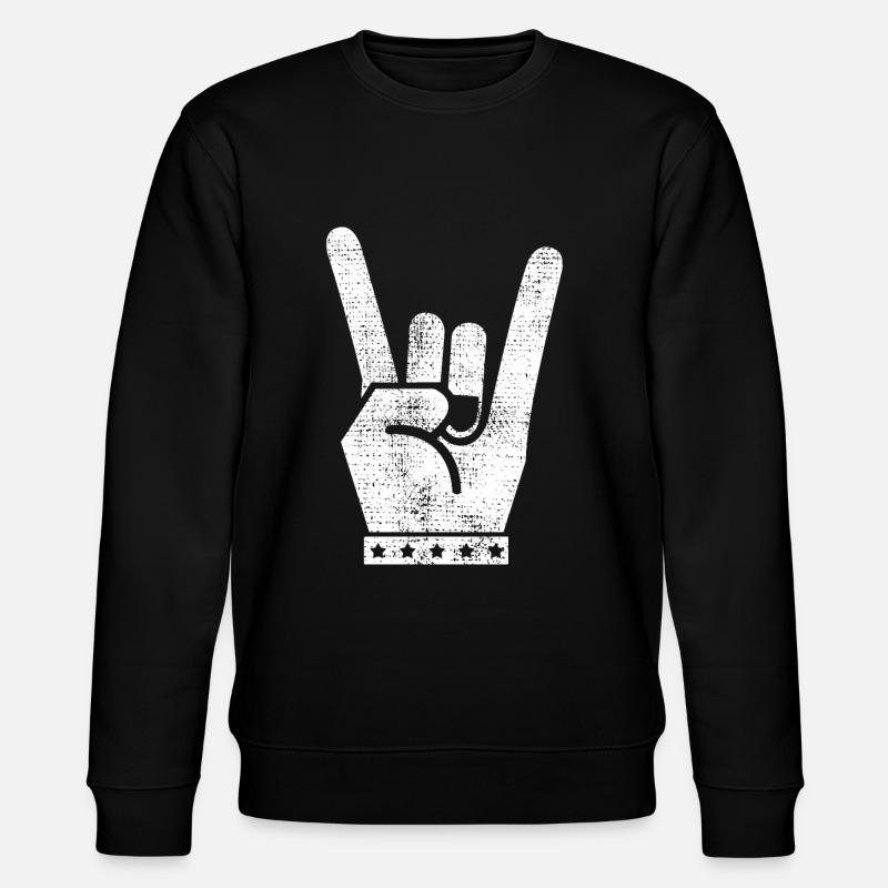 Rock And Roll - Stanley/Stella CHANGER Unisex Organic Sweatshirt - black