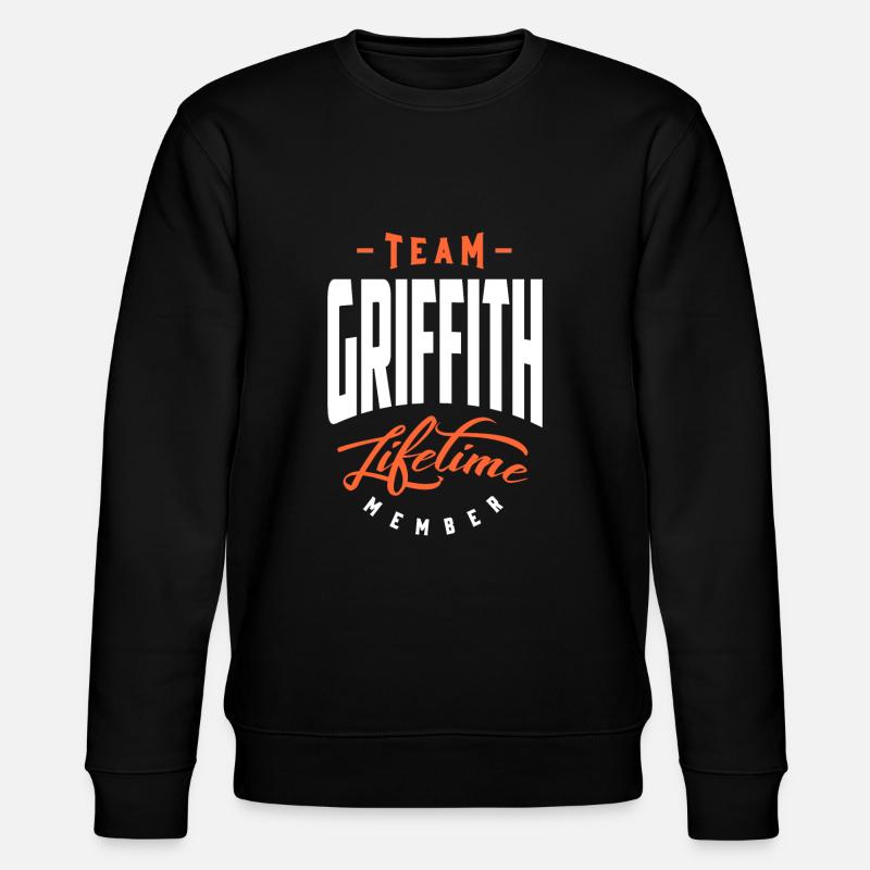 Nom Griffith - Sweat bio CHANGER Stanley/Stella Unisexe - noir