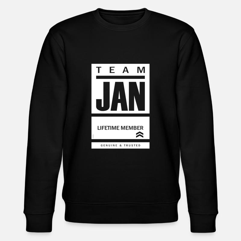 Name Jan - Stanley/Stella Unisex Bio-Sweatshirt CHANGER  - Schwarz