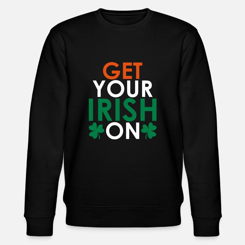 Get your irish on - Stanley/Stella Unisex Bio-Sweatshirt CHANGER - Schwarz