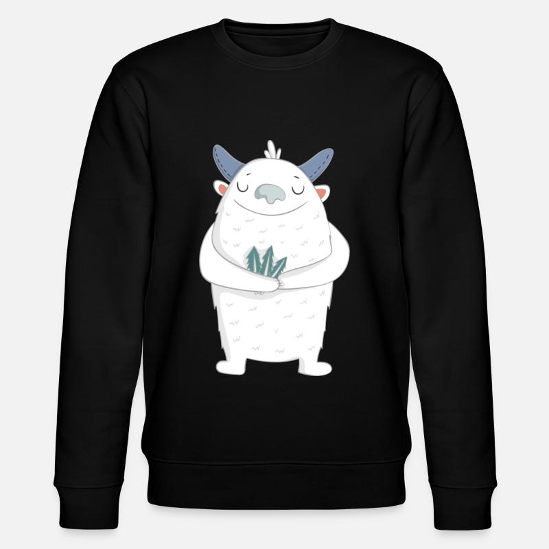 Yeti - Stanley/Stella Unisex Bio-Sweatshirt CHANGER  - Schwarz