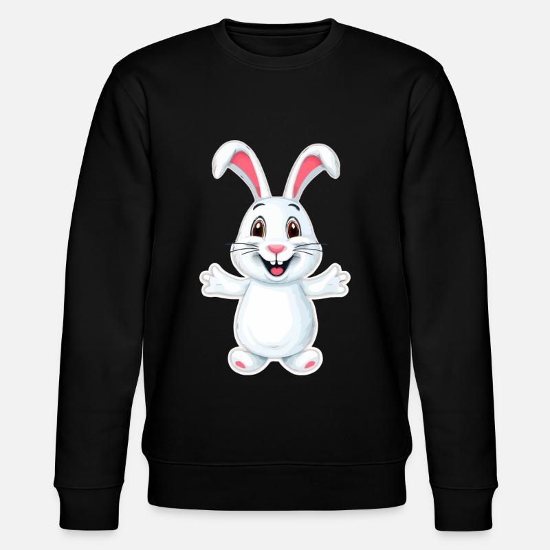 Funny bunny - Stanley/Stella CHANGER Unisex Organic Sweatshirt - black