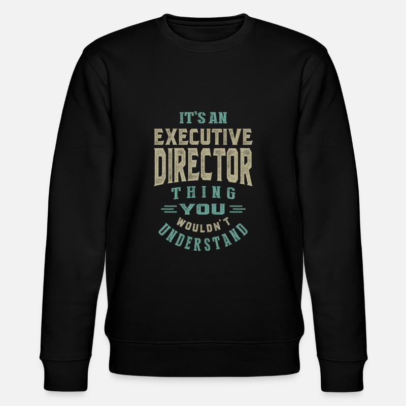 Geschäftsführer - Stanley/Stella Unisex Bio-Sweatshirt CHANGER  - Schwarz