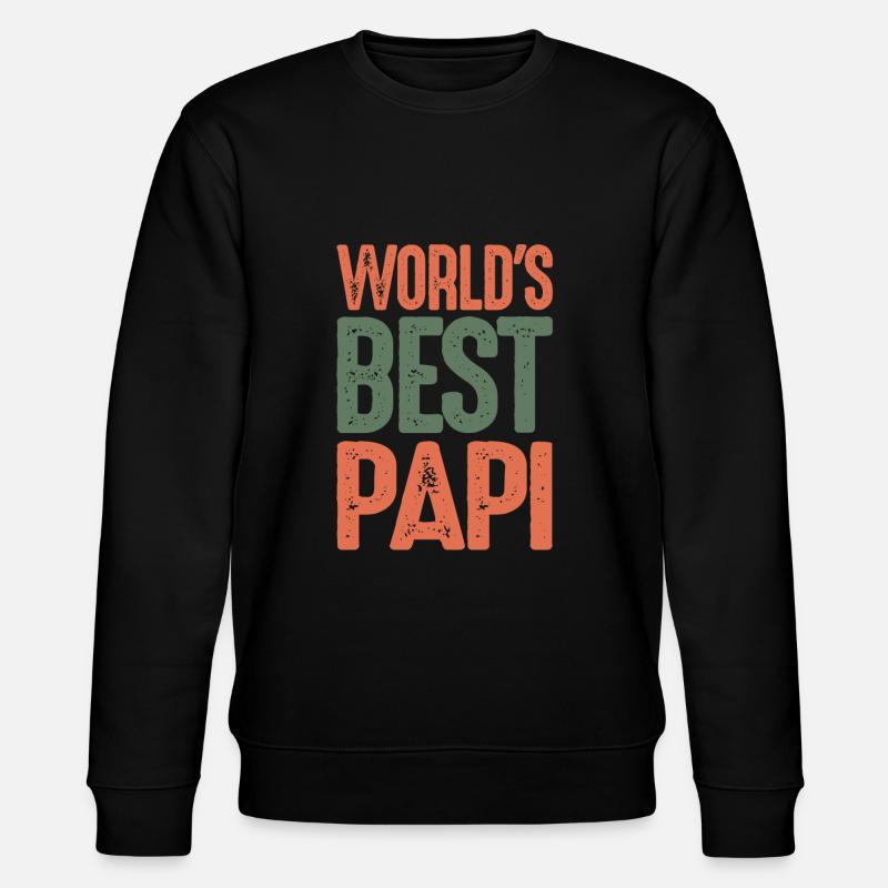 Best Papi - Stanley/Stella CHANGER Unisex Organic Sweatshirt - black