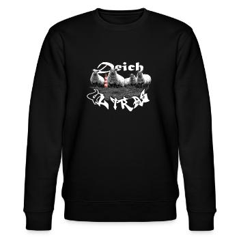 Deich Ultras - Stanley/Stella Unisex Bio-Sweatshirt CHANGER  - Schwarz - Vorne - Nik (191cm) & Marisol (170cm)
