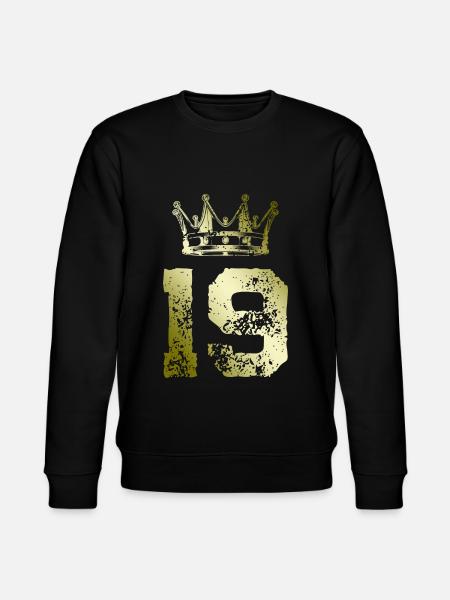 19 Couronne numérique - Sweat bio CHANGER Stanley/Stella Unisexe - noir
