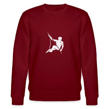 Escalade - Sweat bio CHANGER Stanley/Stella Unisexe - bordeaux - Devant - Nik (191cm) & Marisol (170cm)