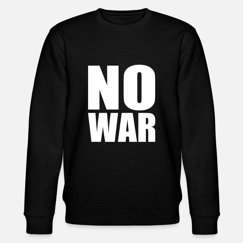 No war - Stanley/Stella Unisex Bio-Sweatshirt CHANGER - Schwarz