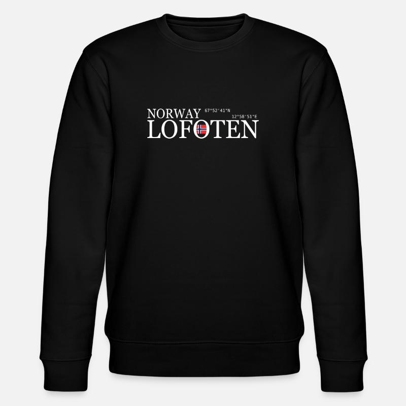 Norway Lofoten Norwegen Norge - Stanley/Stella Unisex Bio-Sweatshirt CHANGER - Schwarz