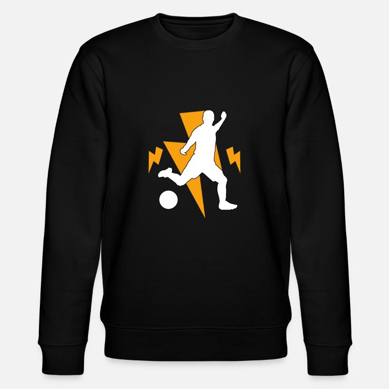 Fußball - Stanley/Stella Unisex Bio-Sweatshirt CHANGER  - Schwarz