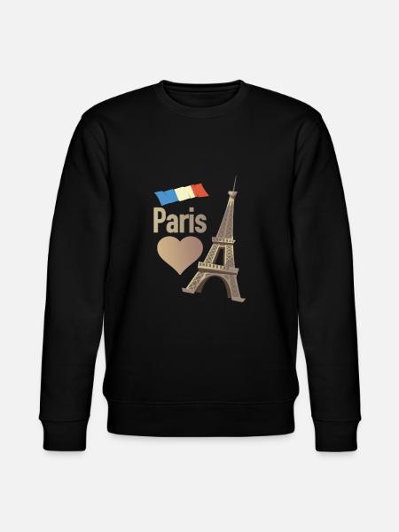 Paris - Stanley/Stella CHANGER Unisex Organic Sweatshirt - black