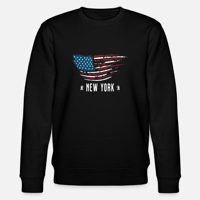 New York - Stanley/Stella CHANGER Unisex Organic Sweatshirt - black