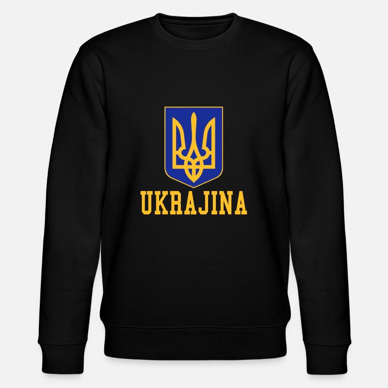 Ukraine - Stanley/Stella CHANGER Unisex Organic Sweatshirt - black