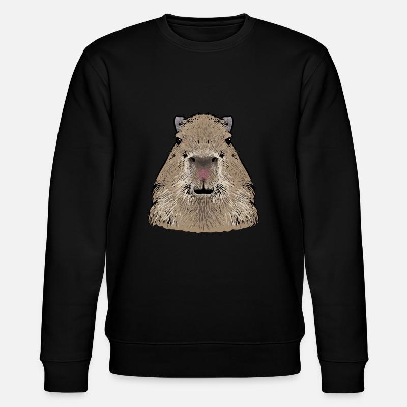 Rongeur Capybara - Sweat bio CHANGER Stanley/Stella Unisexe - noir