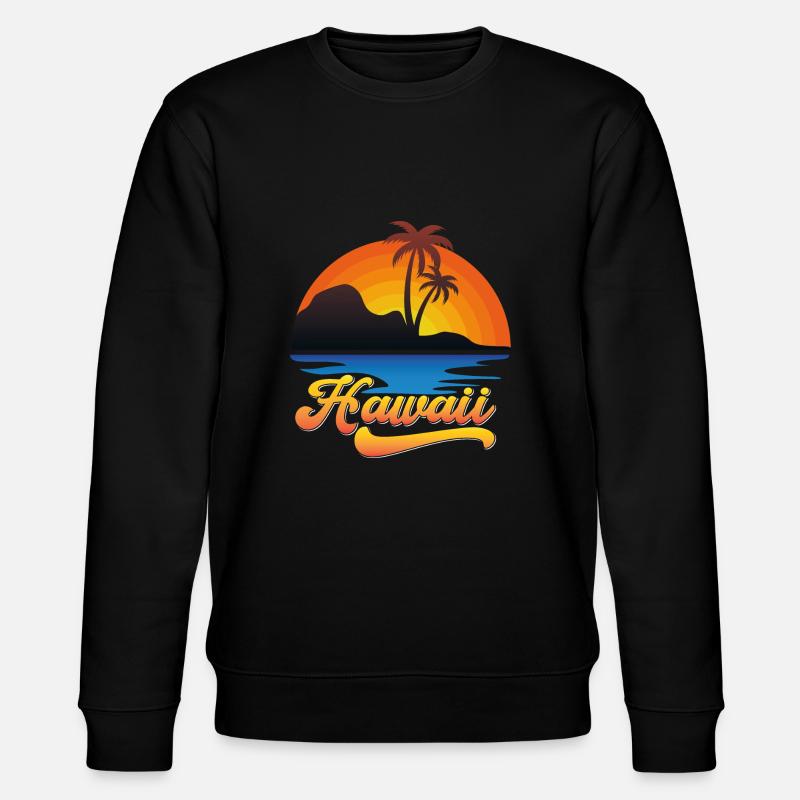 Conception de la plage d’Hawaï - Sweat bio CHANGER Stanley/Stella Unisexe - noir