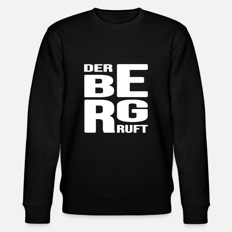 Bergsteiger Seilschaft Bergwandern Bergfex - Stanley/Stella Unisex Bio-Sweatshirt CHANGER  - Schwarz
