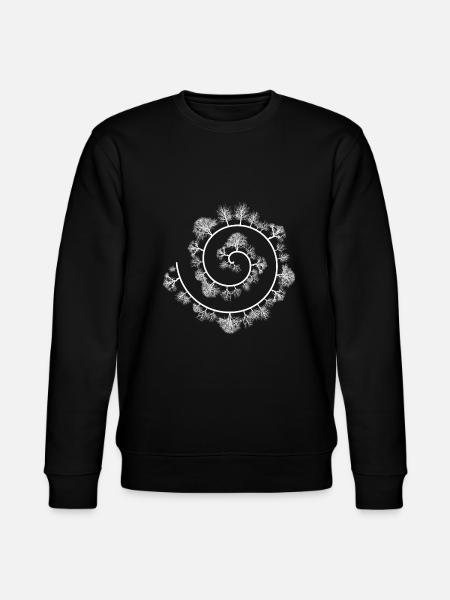 Baum Spirale - Stanley/Stella Unisex Bio-Sweatshirt CHANGER - Schwarz