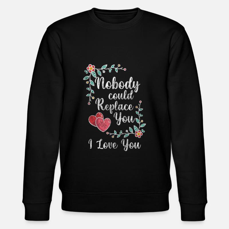 Relation Saint-Valentin Baiser - Sweat bio CHANGER Stanley/Stella Unisexe - noir