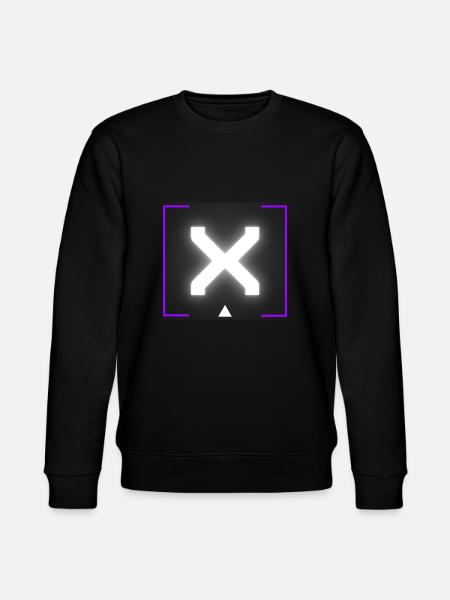 Letter "X" - Stanley/Stella CHANGER Unisex Organic Sweatshirt - black