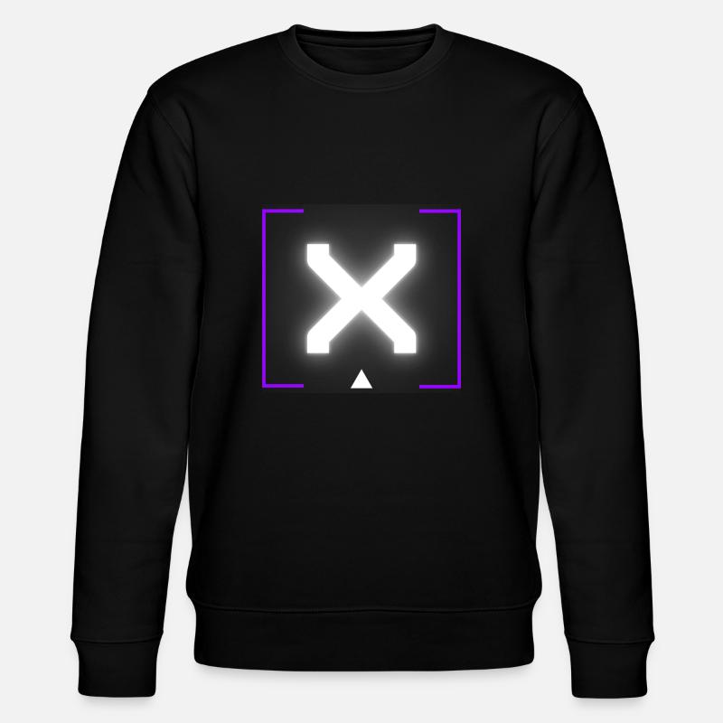 Letter "X" - Stanley/Stella CHANGER Unisex Organic Sweatshirt - black
