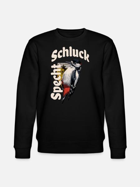 Schluckspecht - Stanley/Stella Unisex Bio-Sweatshirt CHANGER  - Schwarz