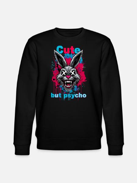 Cute But  - Stanley/Stella CHANGER Unisex Organic Sweatshirt - black