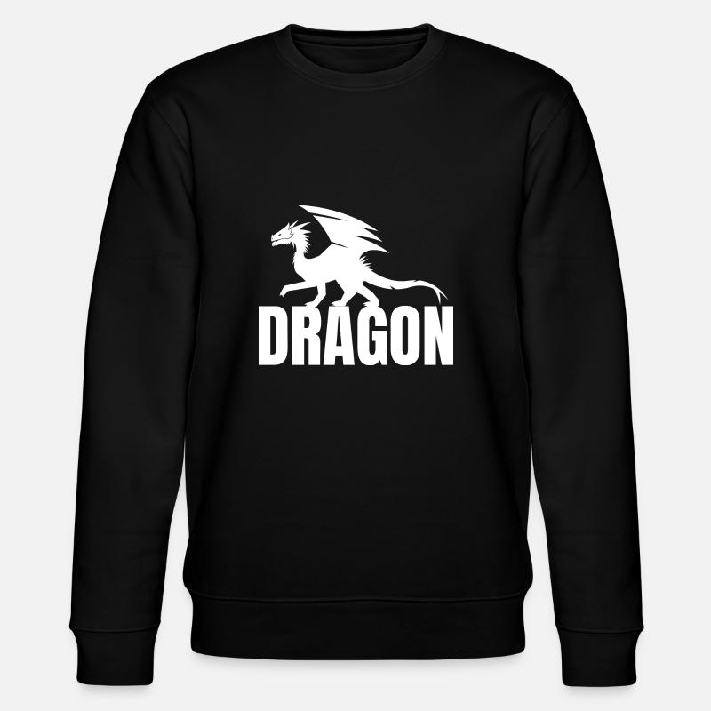 Typographie de dragon - Sweat bio CHANGER Stanley/Stella Unisexe - noir