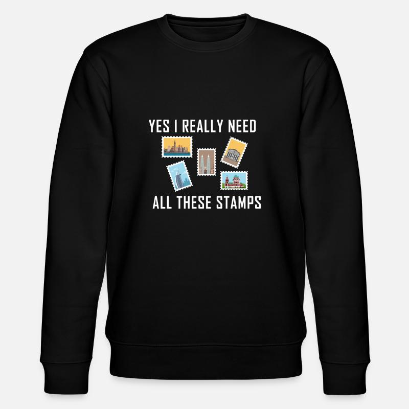 Collectionner les timbres - Sweat bio CHANGER Stanley/Stella Unisexe - noir