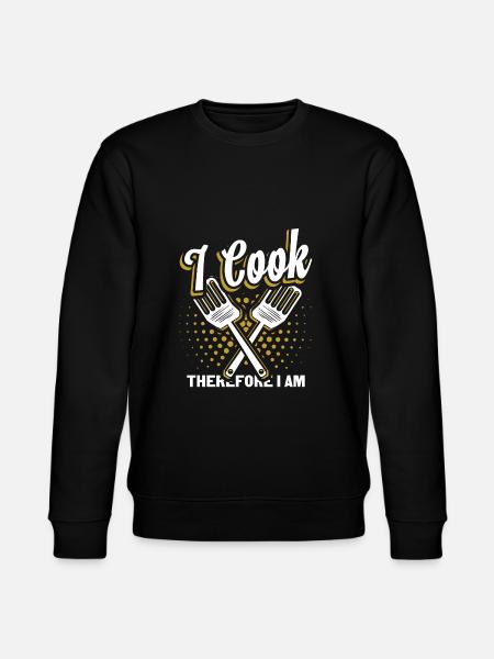 Cooking gift chef - Stanley/Stella CHANGER Unisex Organic Sweatshirt - black